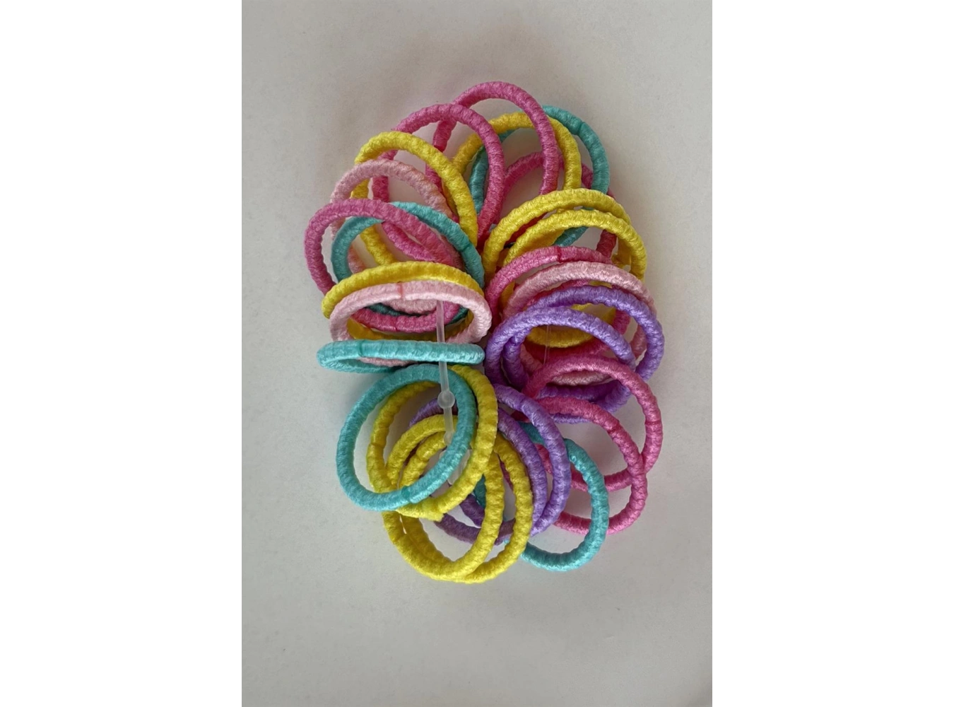 Karışık Renk Lastik Toka Set (Küçük Boy)