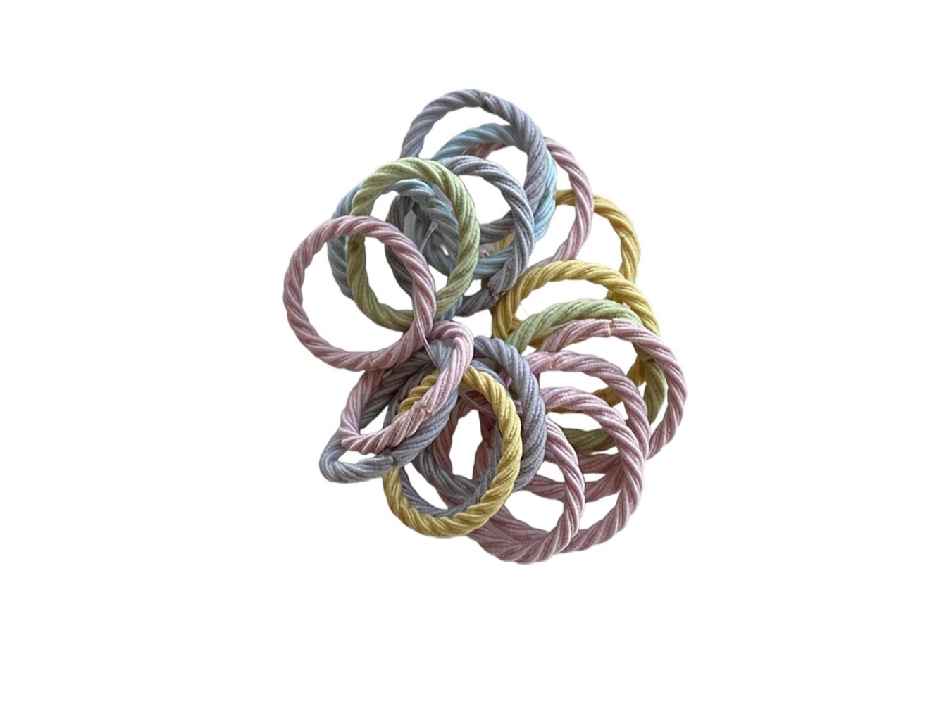 Karışık Renk Lastik Toka Set (Küçük Boy)