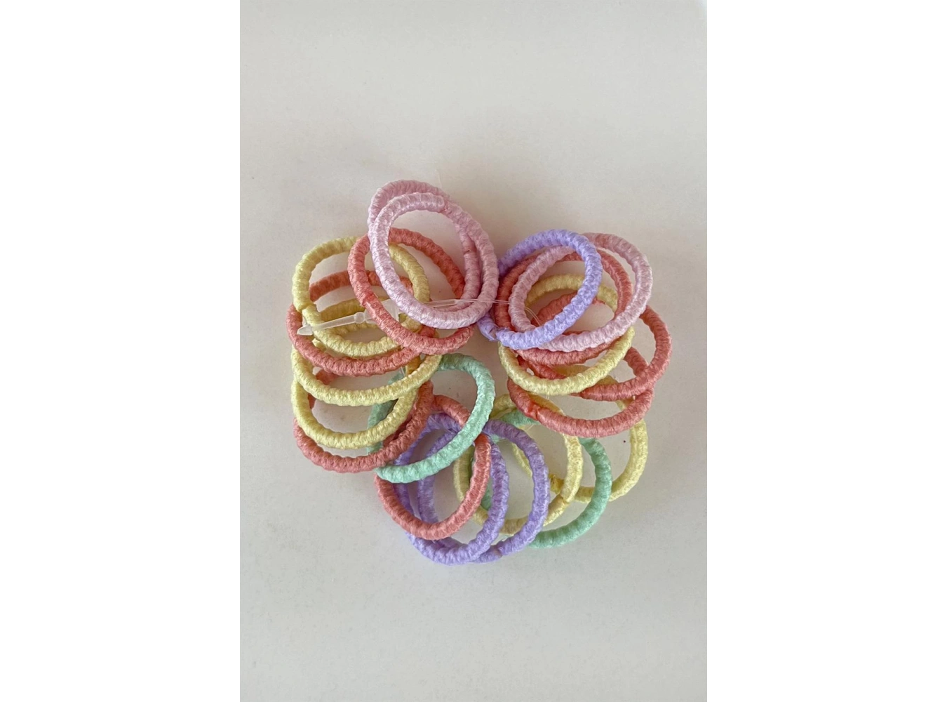 Karışık Renk Lastik Toka Set (Küçük Boy)