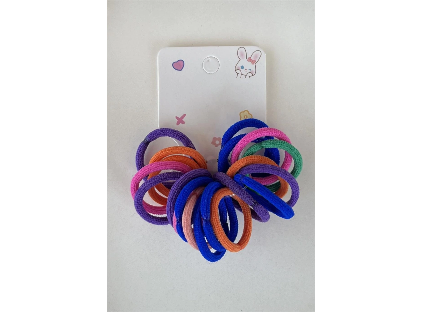 Karışık Renk Lastik Toka Set (Küçük Boy)