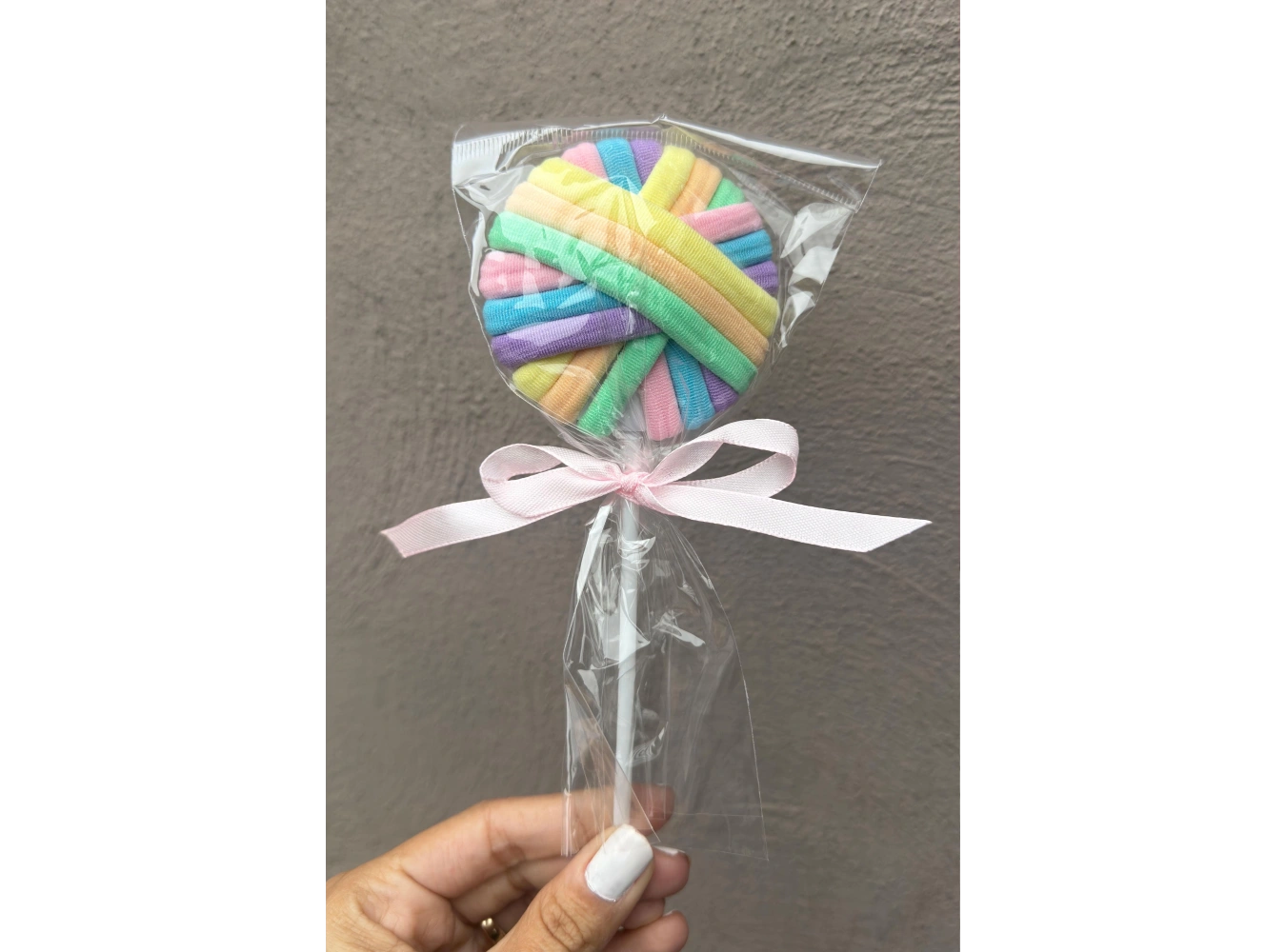 Karışık Renk Lolipop Figürlü Lastik Toka Set