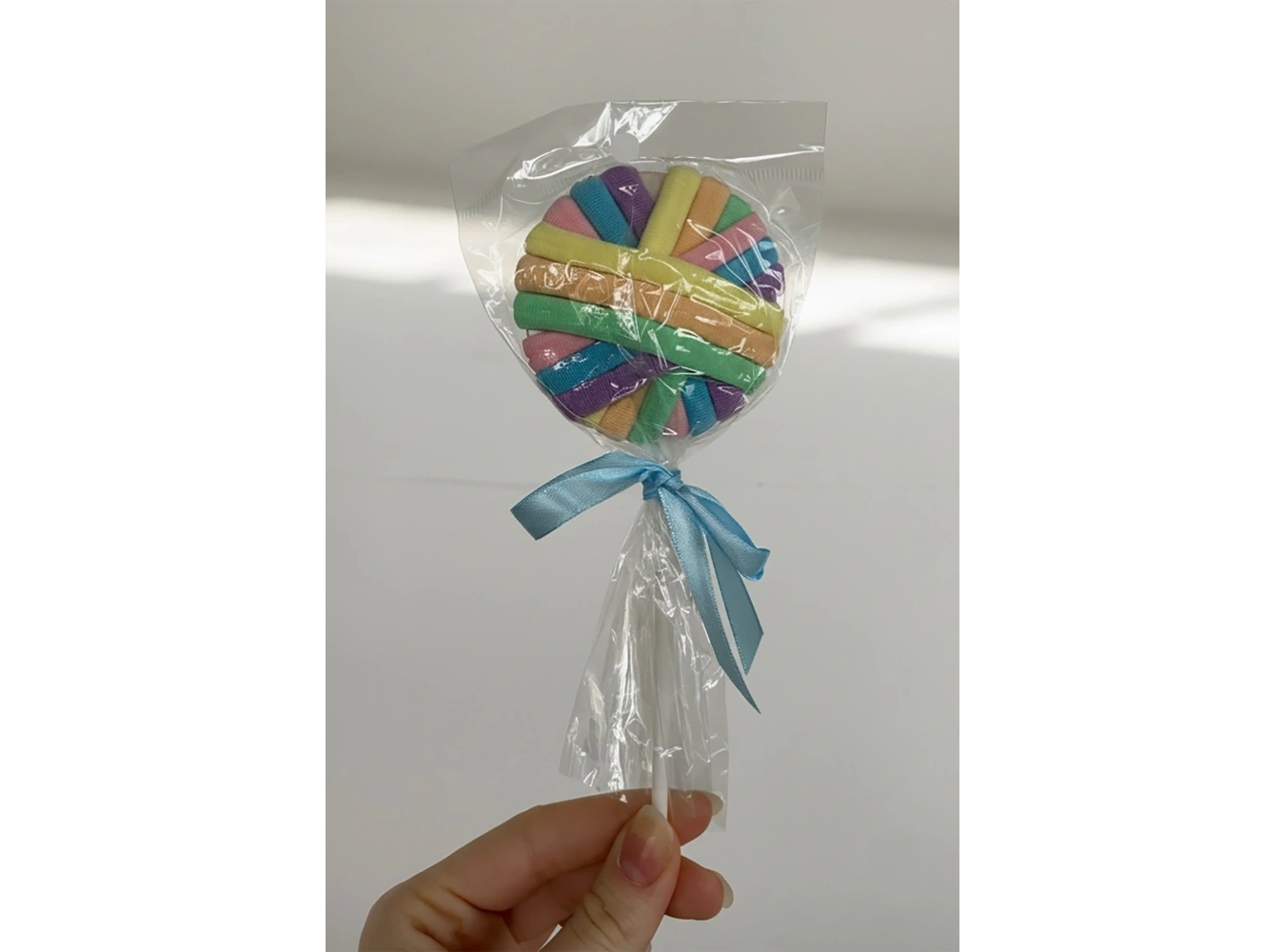 Karışık Renk Lolipop Figürlü Lastik Toka Set