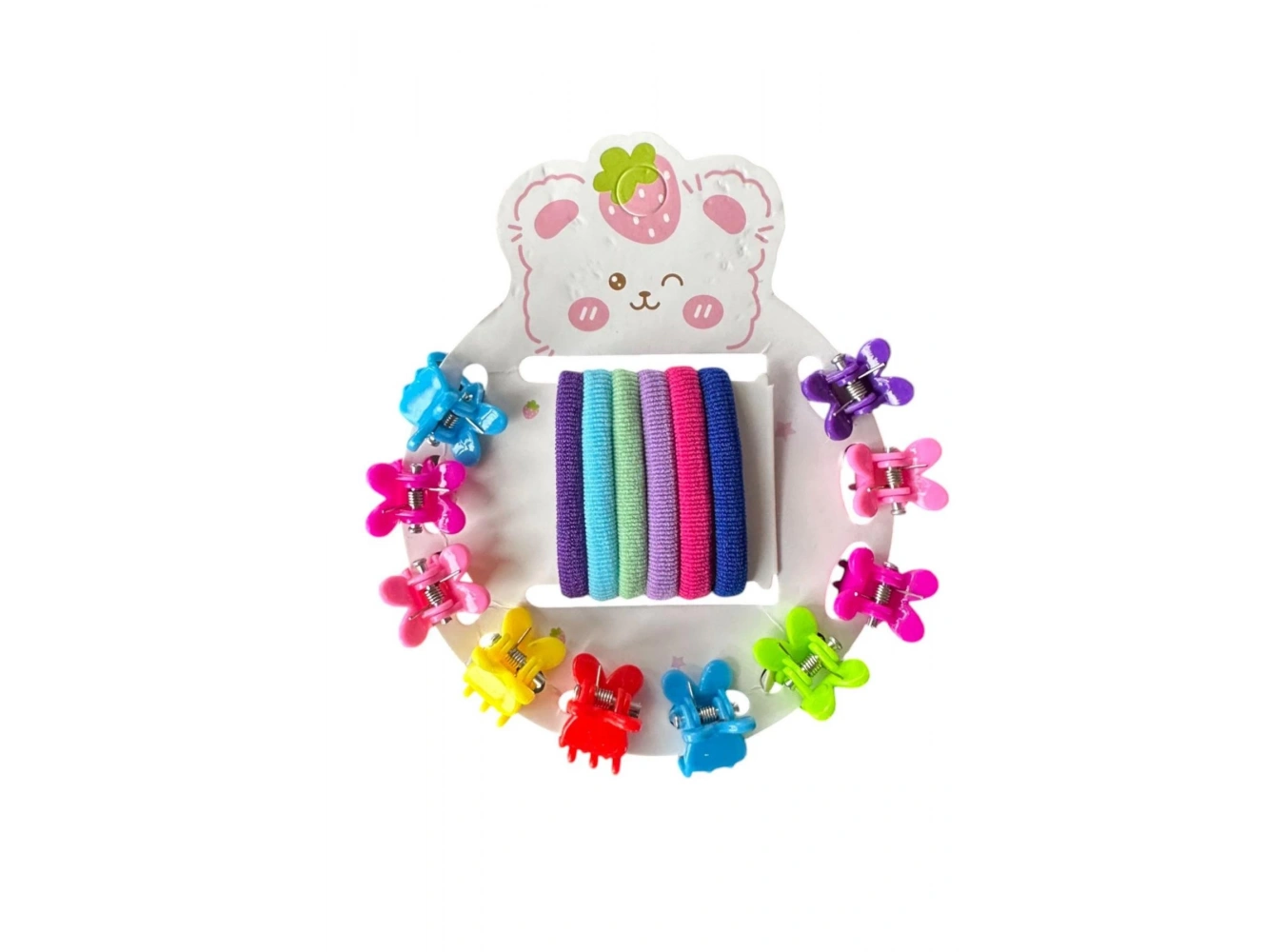 Karışık Renk Mandal Ve Havlu Toka Set