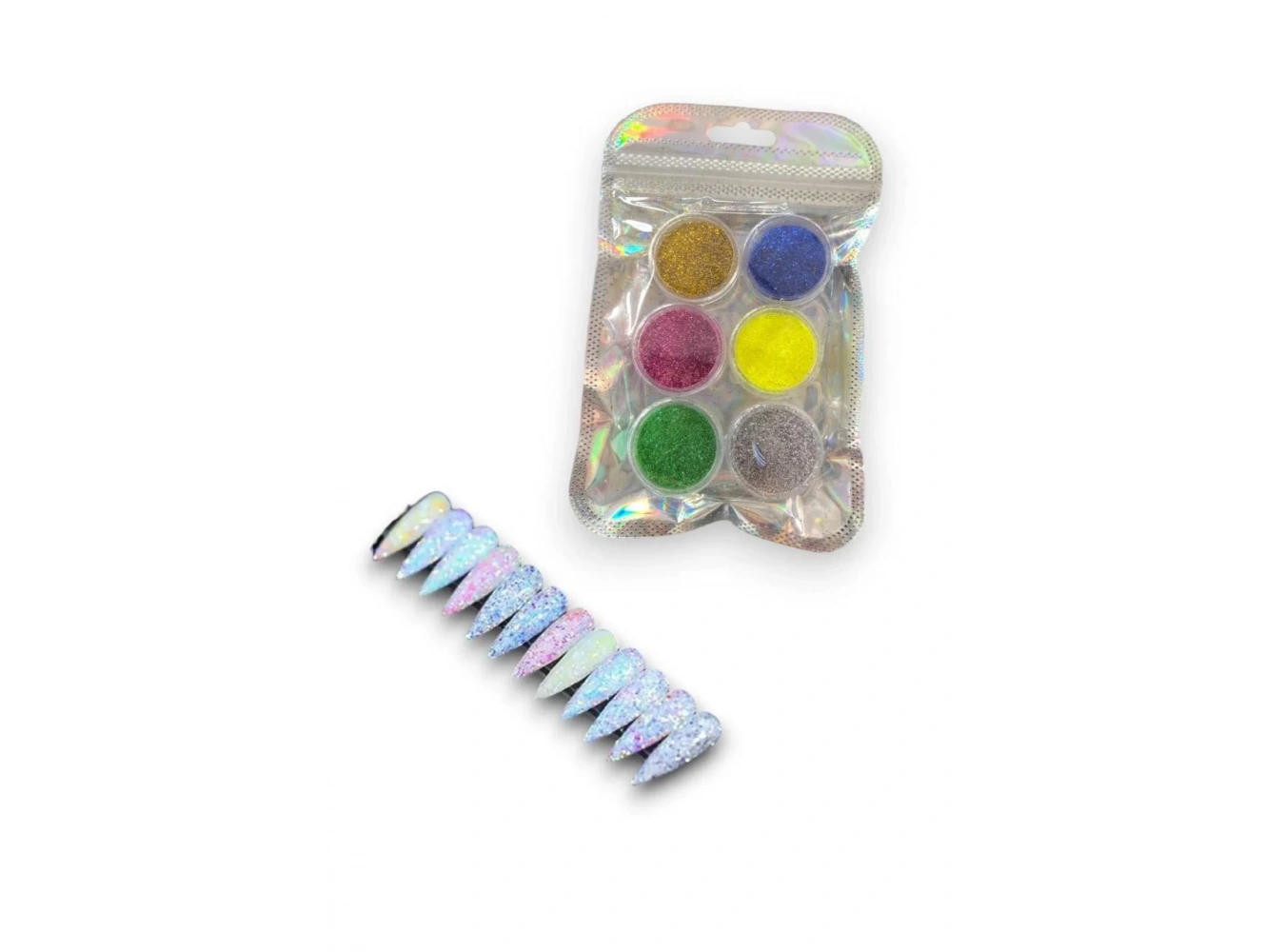 Karışık Renk Nail Art Tırnak Süsleme Simi