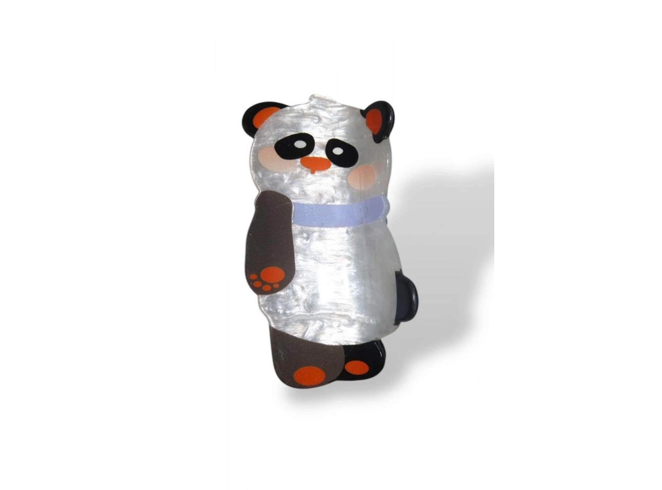 Karışık Renk Panda Figürlü Kemik Mandal Toka