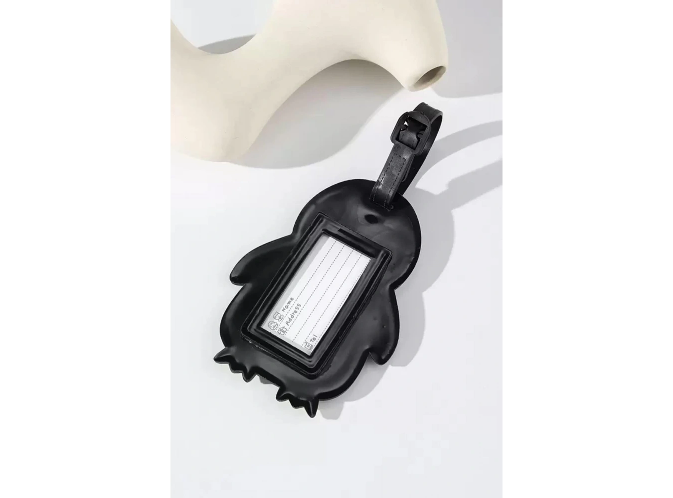 Karışık Renk Penguen Figürlü Bavul Kartlığı