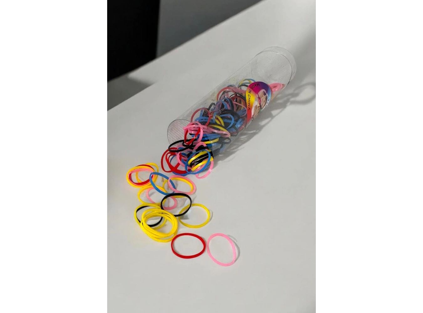 Karışık Renk Perma Paket Lastik Toka