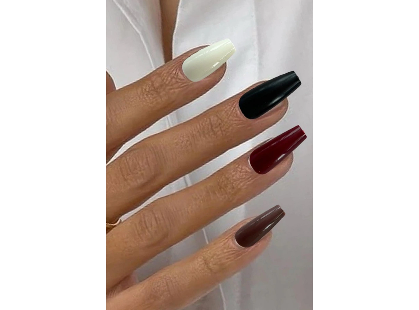 Karışık Renk Takma Tırnak Set