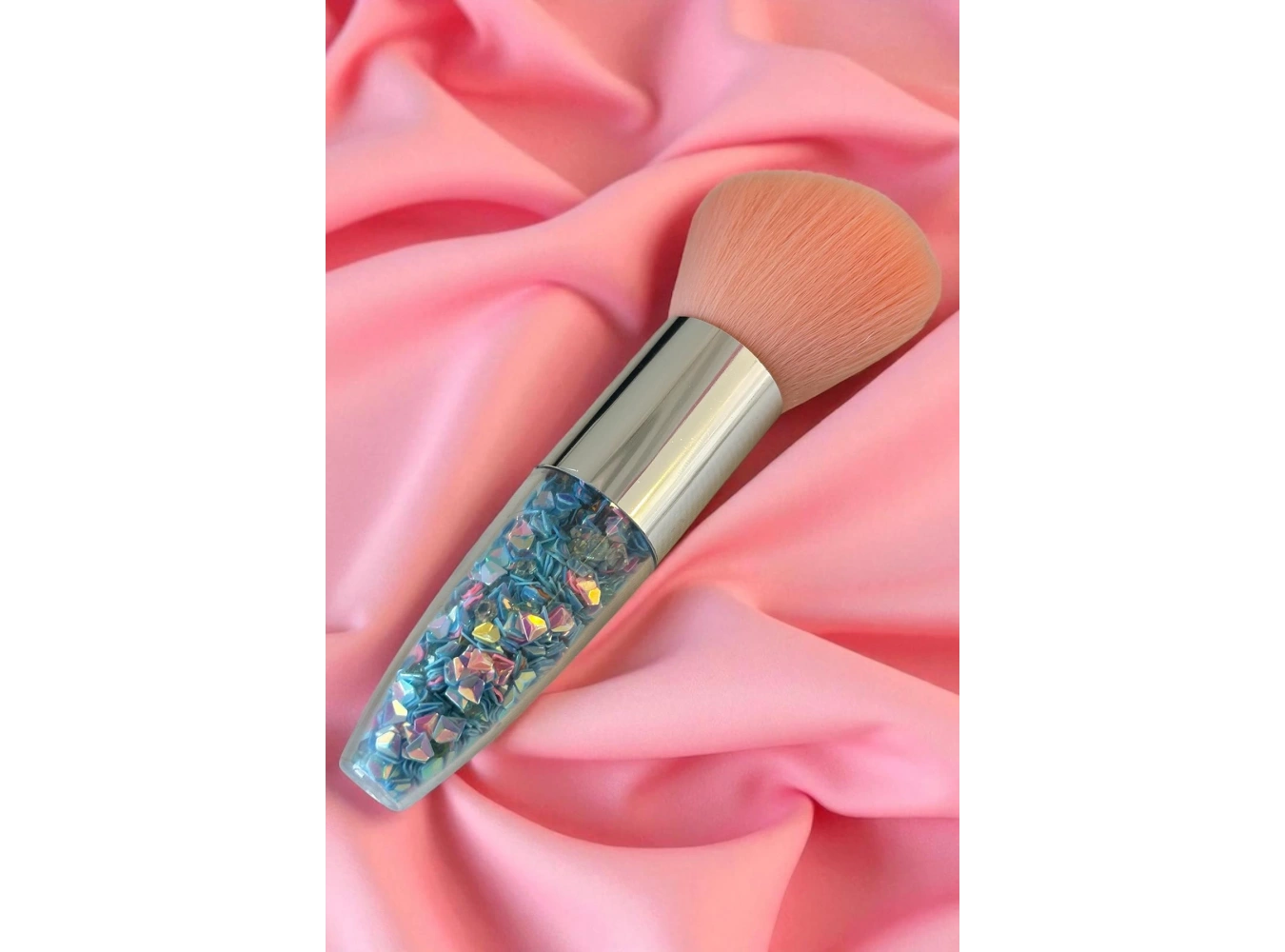 Karışık Renk Taş Detaylı Allık Fırçası