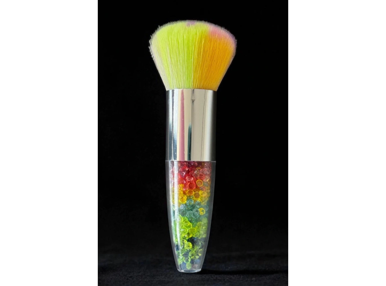 Karışık Renk Taş Detaylı Allık Fırçası