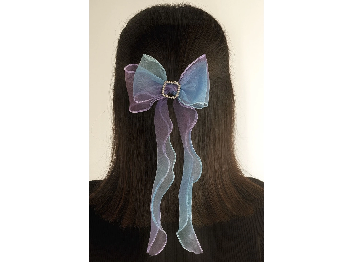 Karışık Renk Taş Detaylı Kurdele Otomat Toka