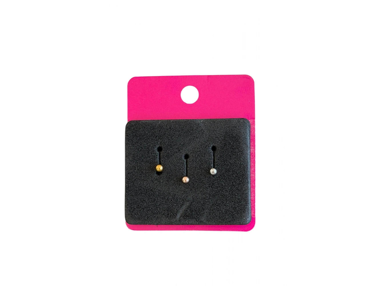 Karışık Renk Taşlı 3lü Tragus Set