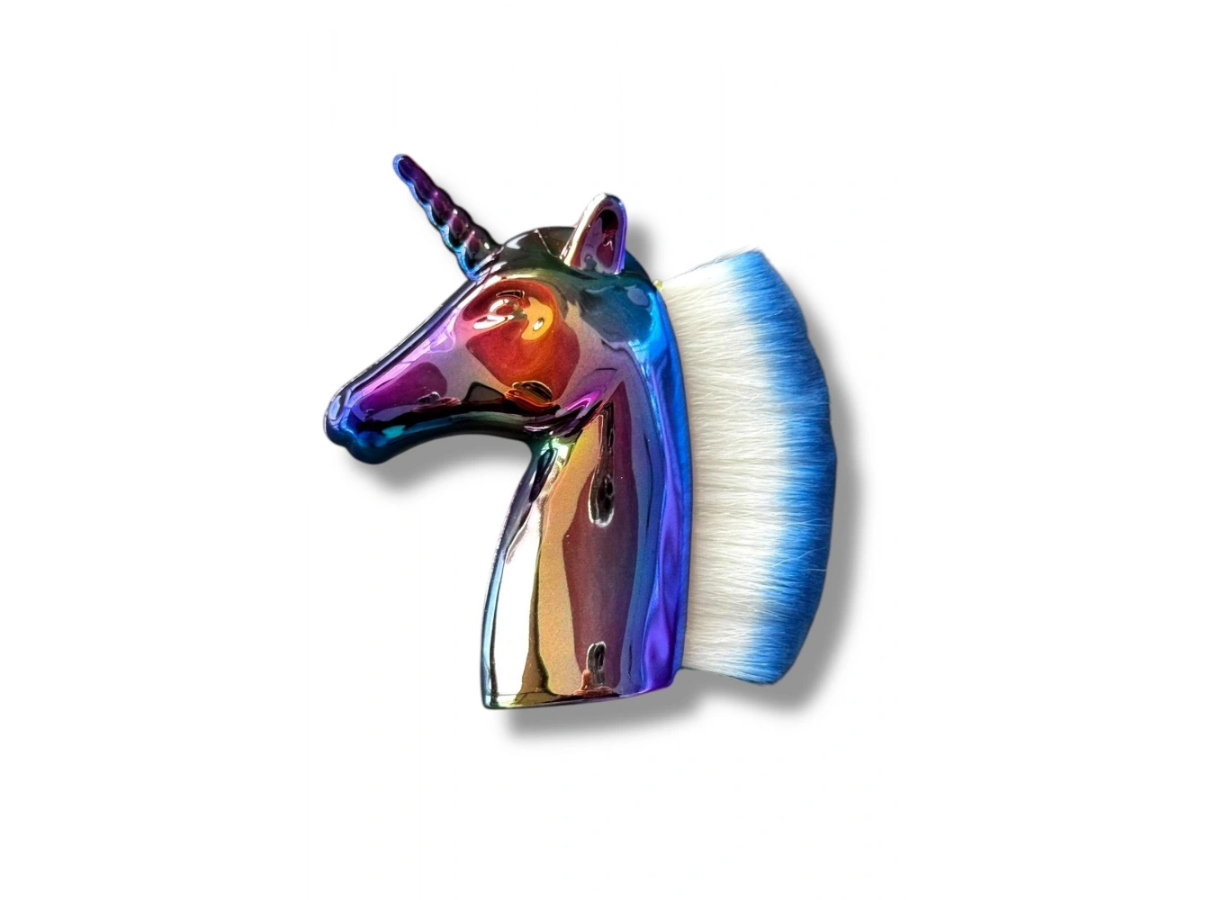 Karışık Renk Unicorn Figürlü Allık/Makyaj Fırçası