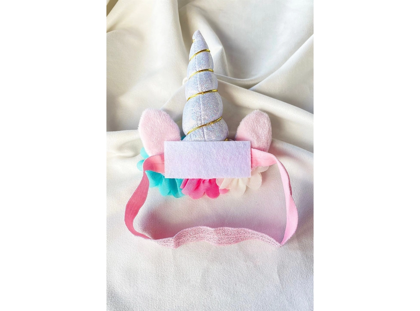 Karışık Renk Unicorn Figürlü Çocuk Saç Bandı