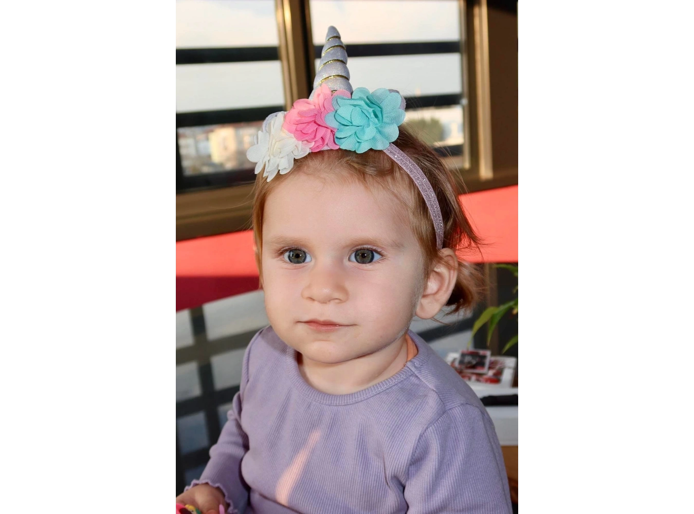 Karışık Renk Unicorn Figürlü Çocuk Saç Bandı