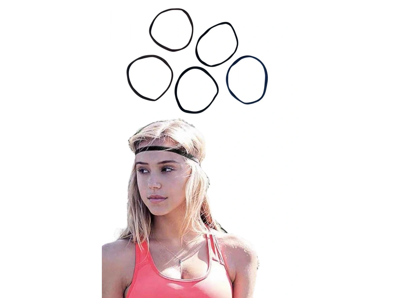 Karışık Renk Unisex Saç Bandı