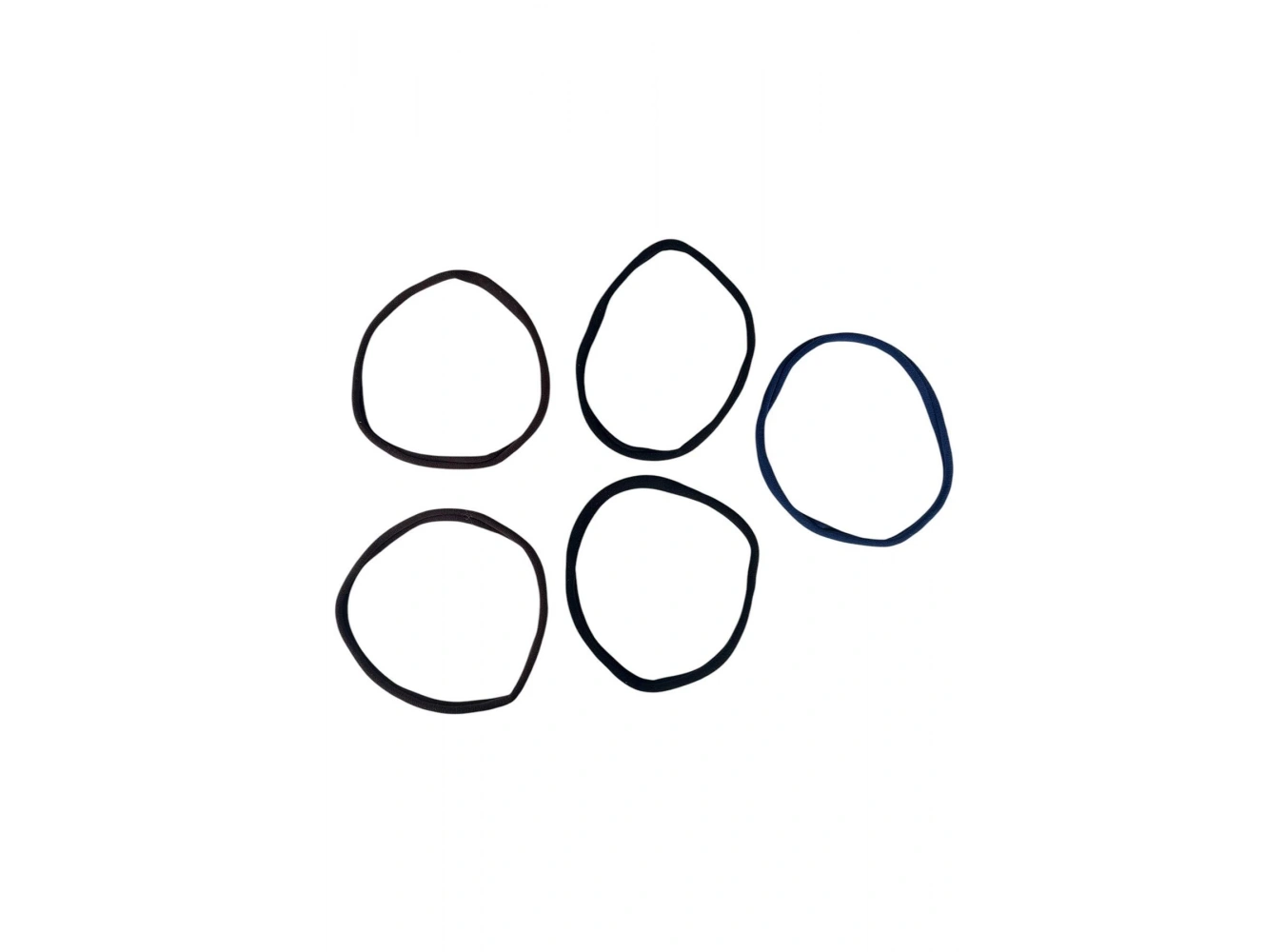 Karışık Renk Unisex Saç Bandı