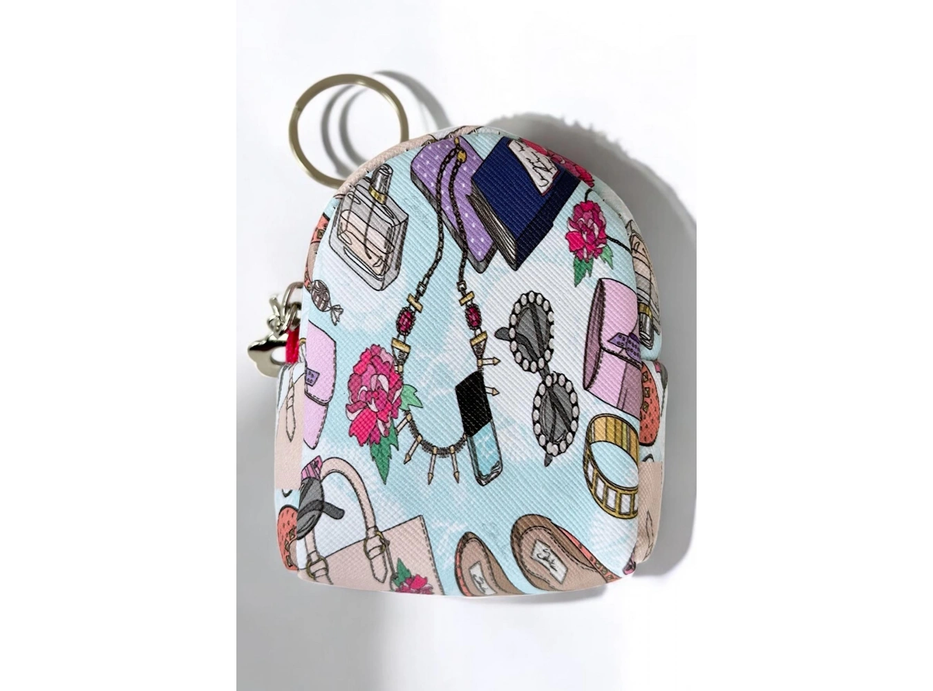 Karışık Renk Ve Figürlü Anahtarlık Cüzdan