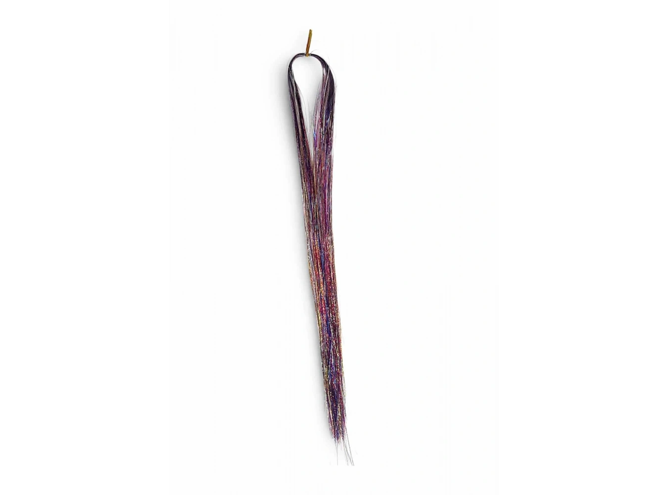 Karışık Renk Yan Postiş Hair Tinsel Shiny Hair (50 Cm)