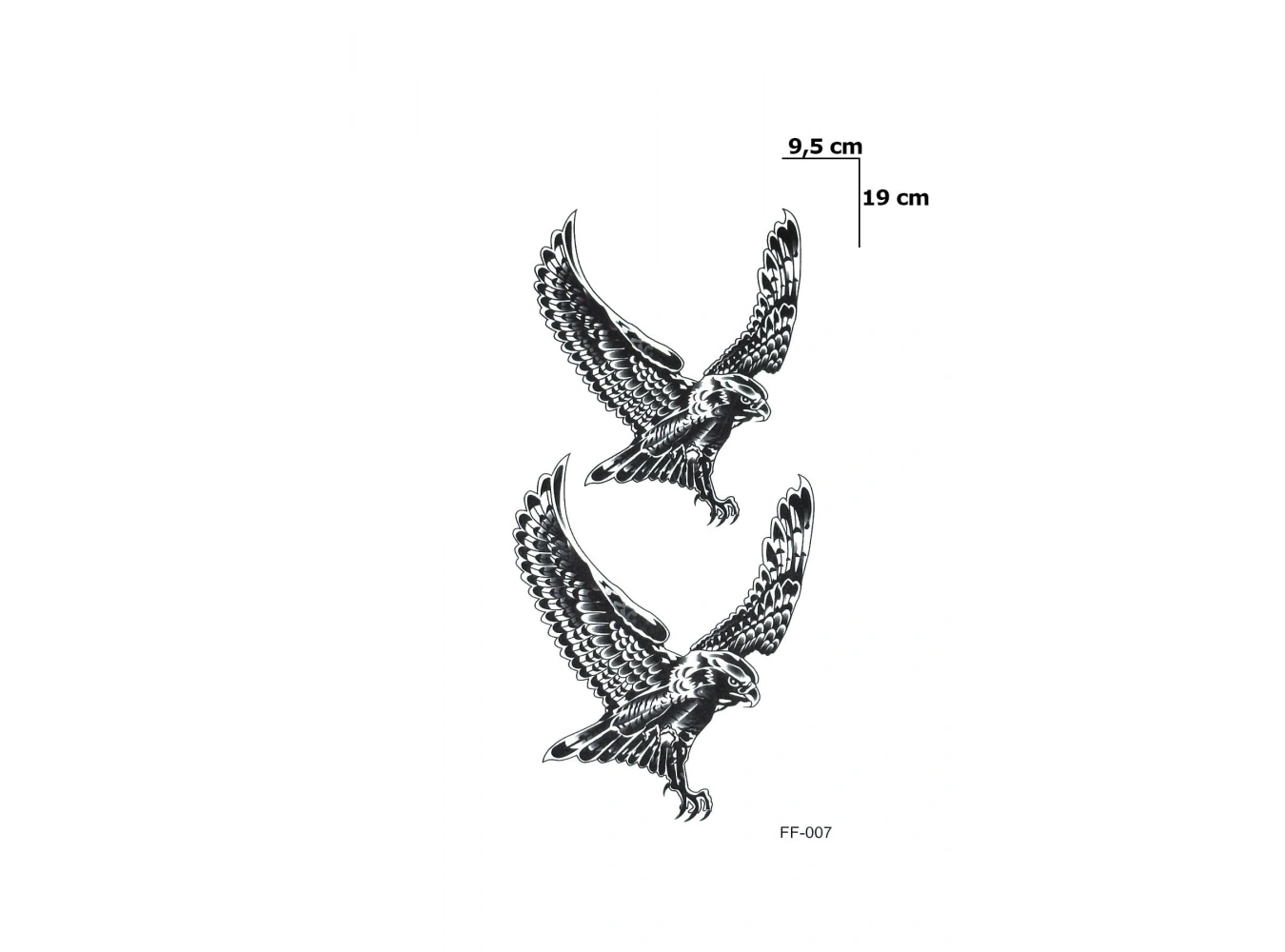 Kartal Dövme Geçici Tattoo