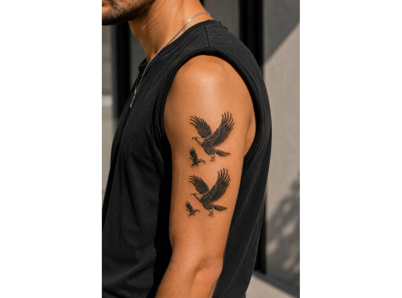 Kartal Dövme Geçici Tattoo