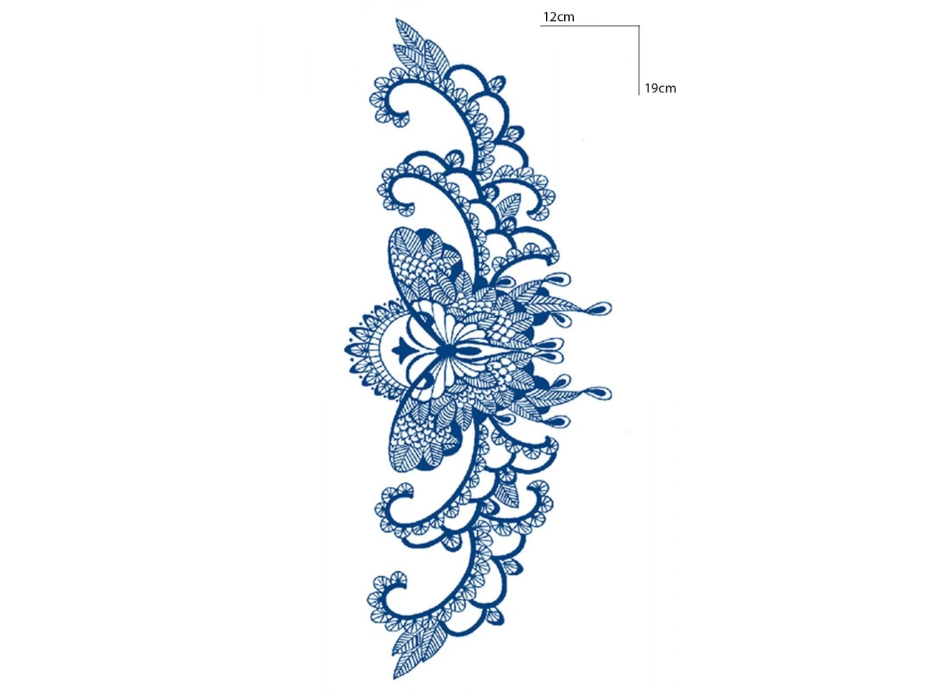 Kelebek Figürlü 12 Saat Sonra Kararan Geçici Dövme Tattoo