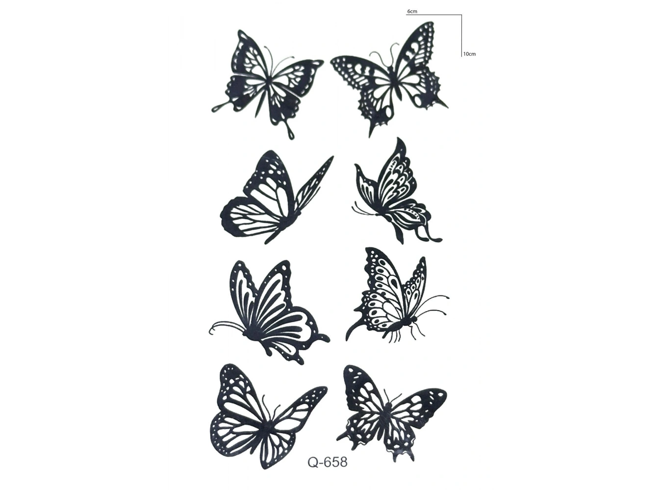 Kelebek Mini Geçici Dövme Tattoo