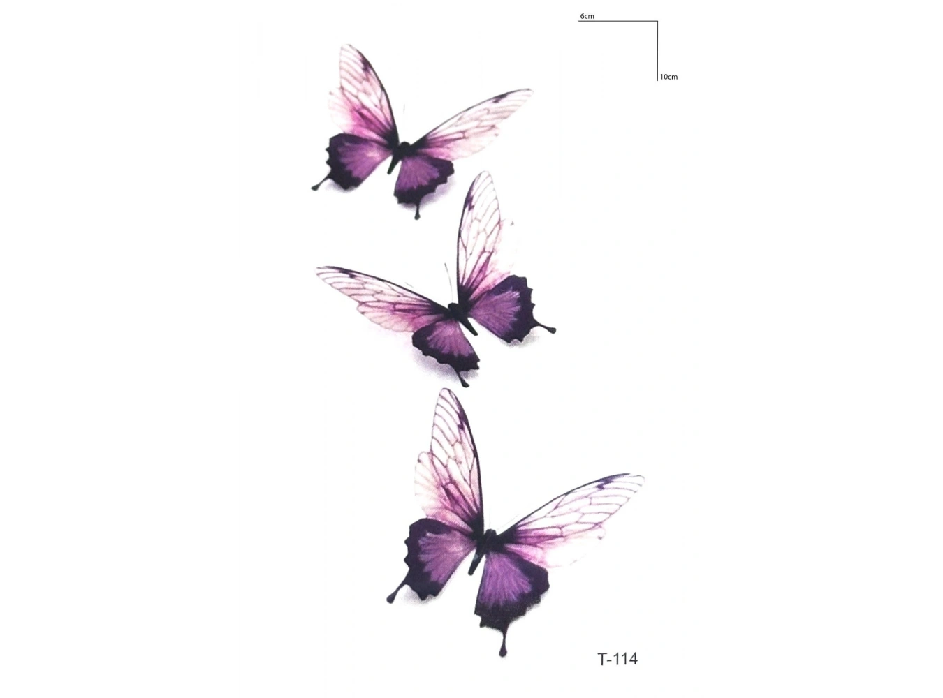 Kelebek Mini Geçici Dövme Tattoo