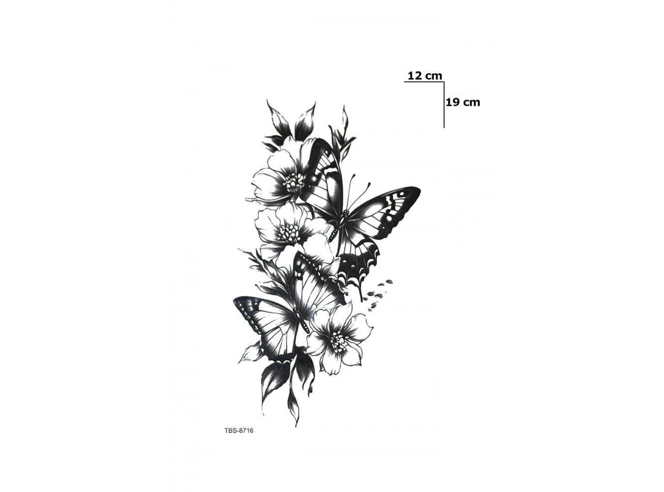 Kelebekler Geçici Dövme Tattoo