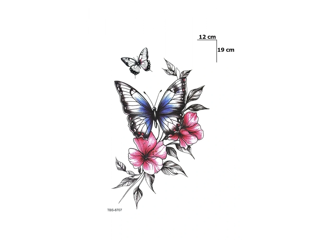 Kelebekler Geçici Dövme Tattoo