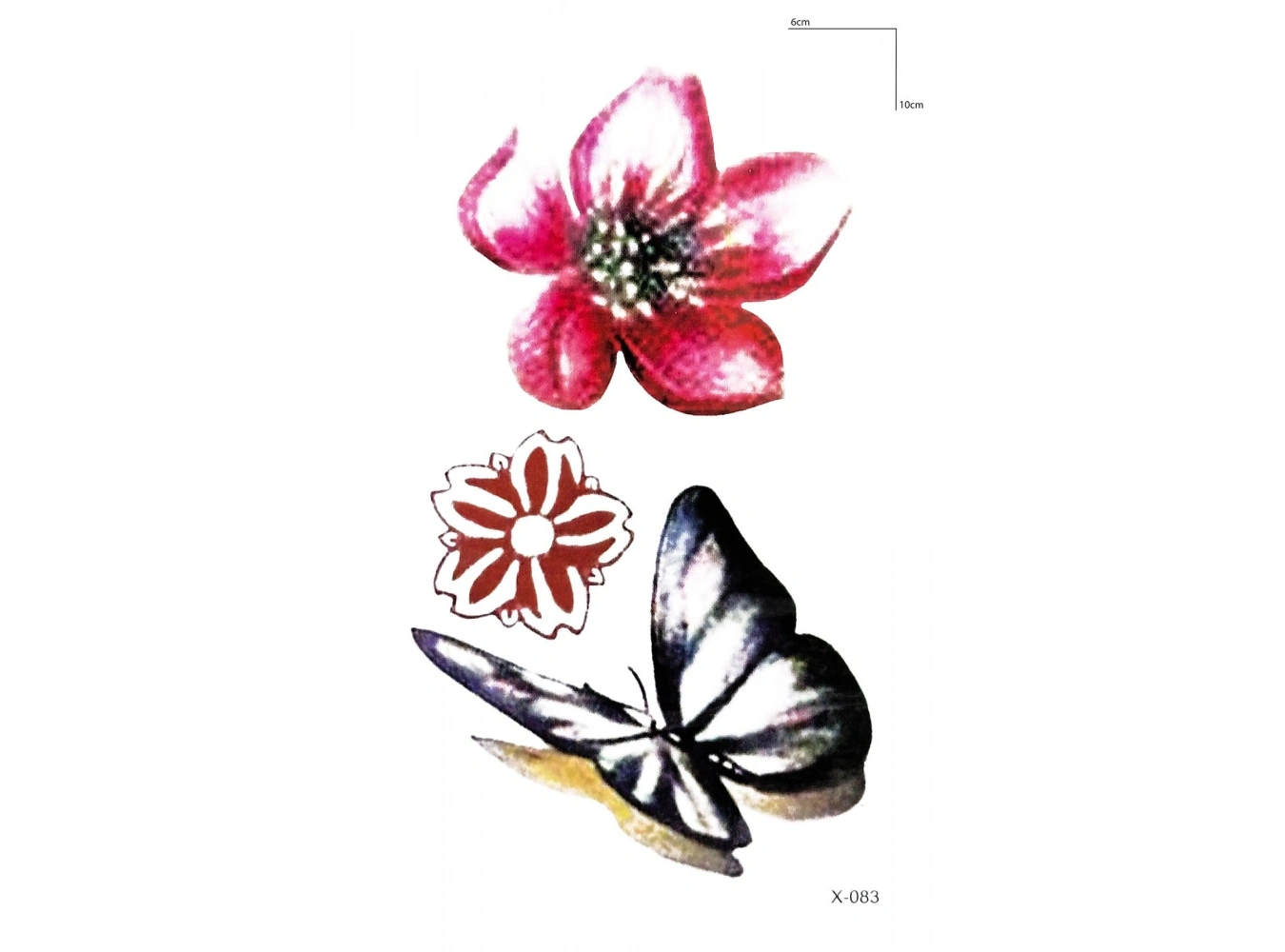 Kelebekler Mini Geçici Dövme Tattoo