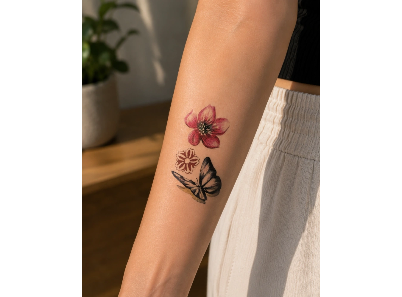 Kelebekler Mini Geçici Dövme Tattoo