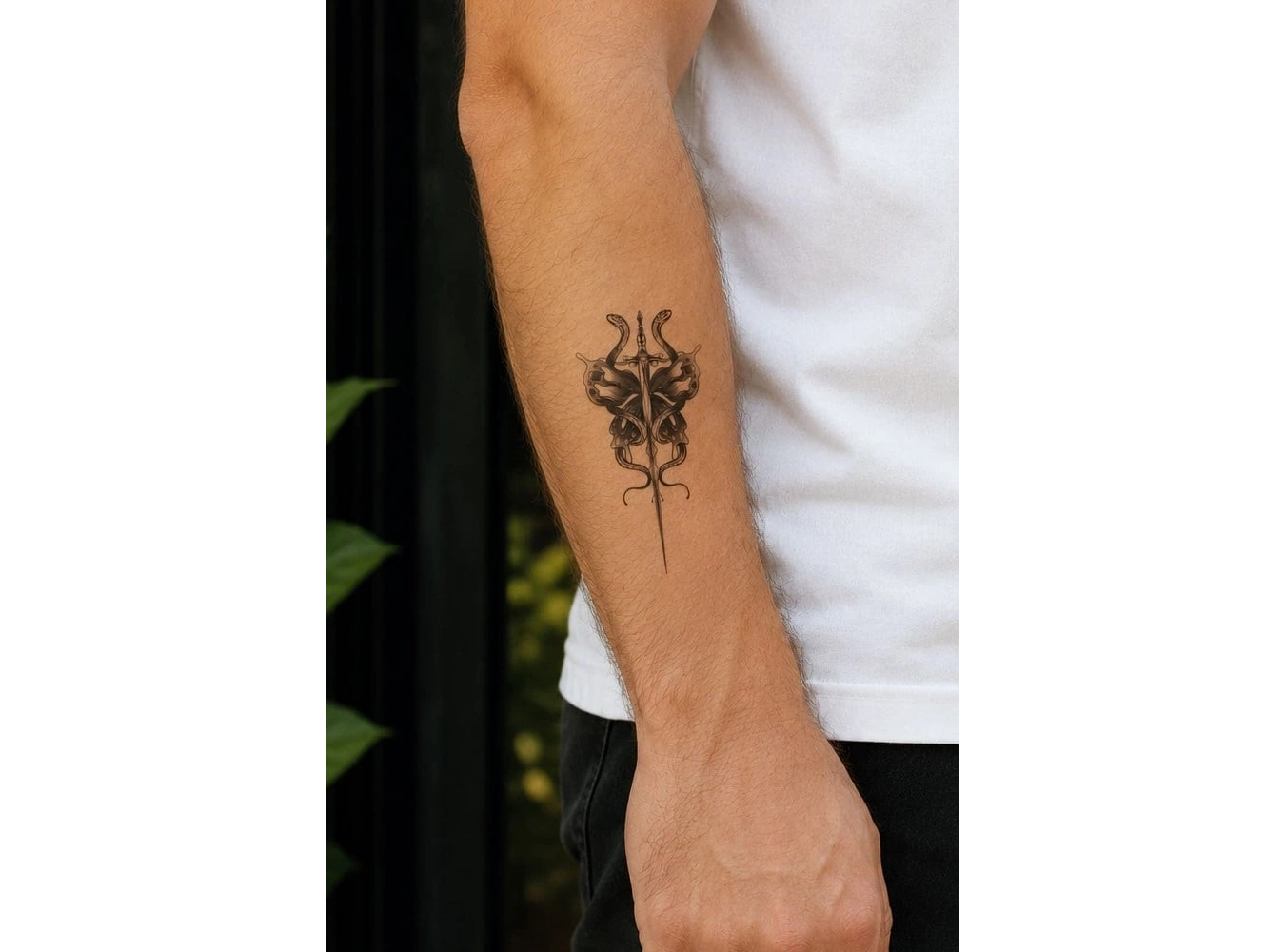 Kılıç Kelebek Mini Geçici Dövme Tattoo