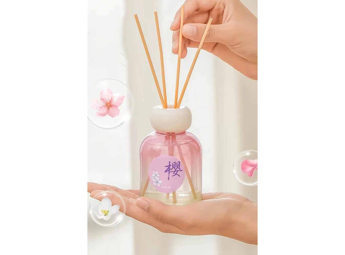 Kiraz Çiçeği Esintili Çubuklu Oda  Kokusu