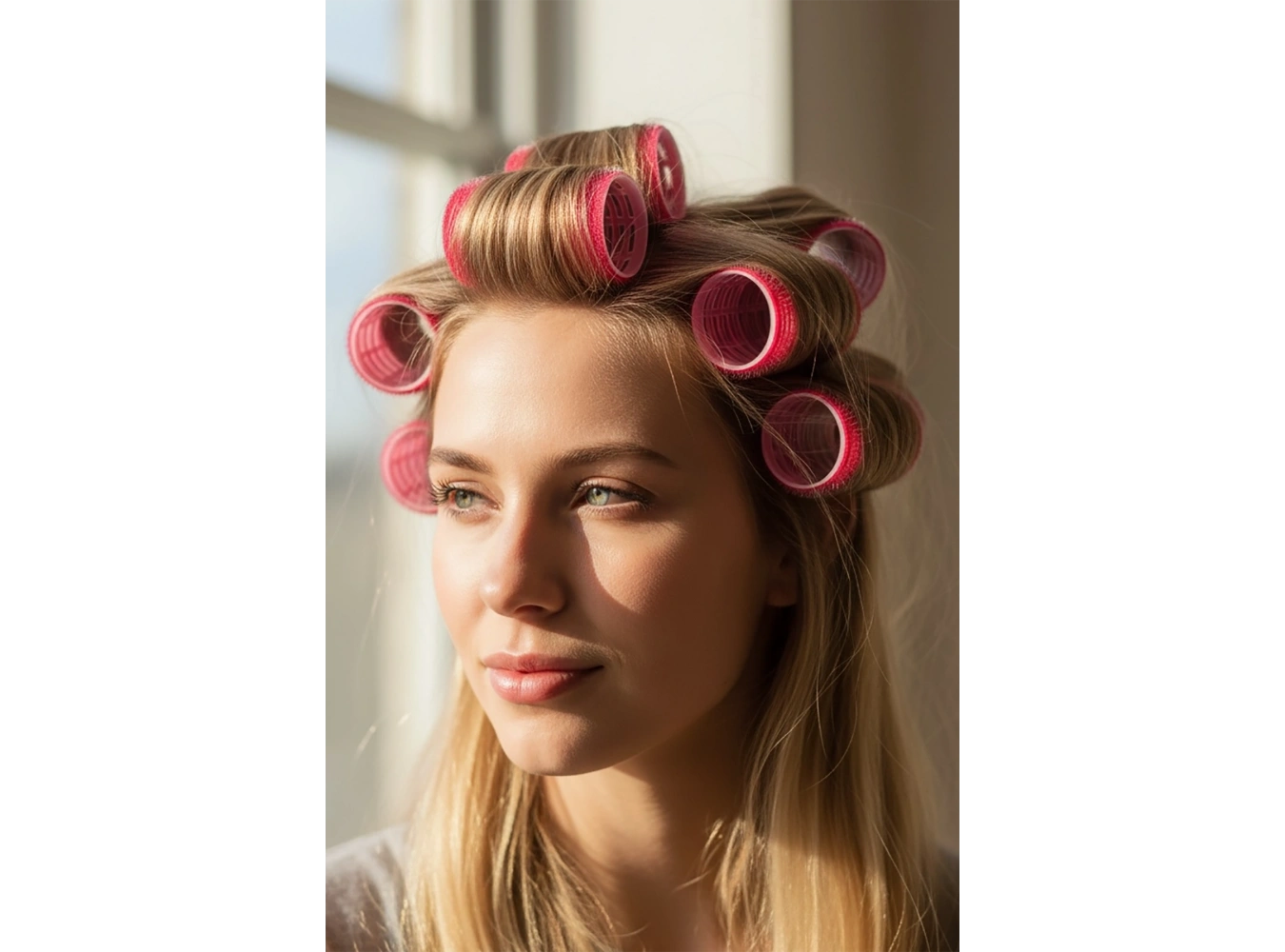 Kırmızı Renk 6lı Küçük Boy Bigudi Set