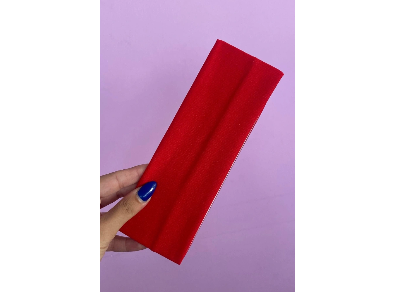 Kırmızı Renk Geniş Saç Bandı