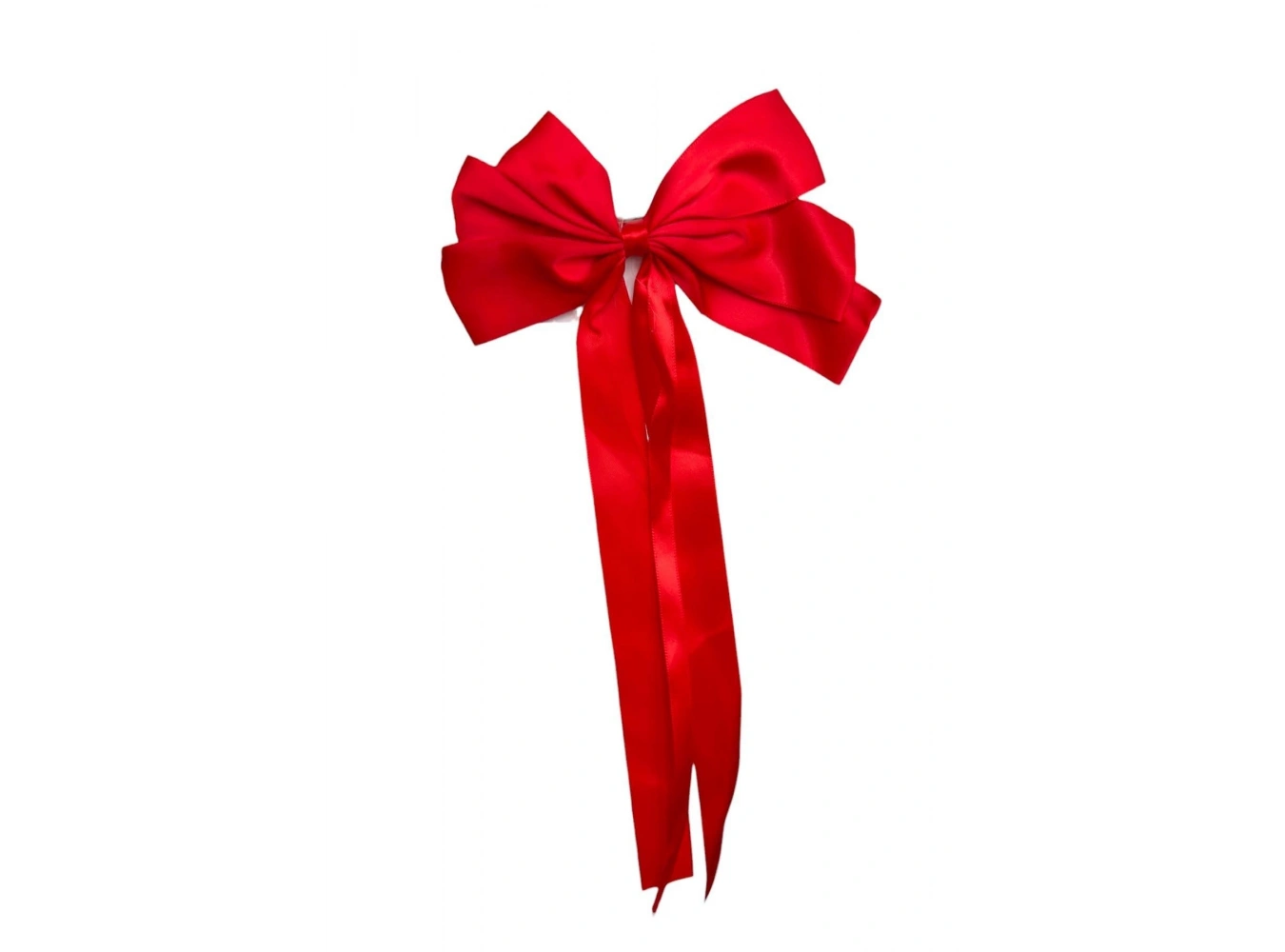 Kırmızı Renk Kurdele Detaylı Pens Toka