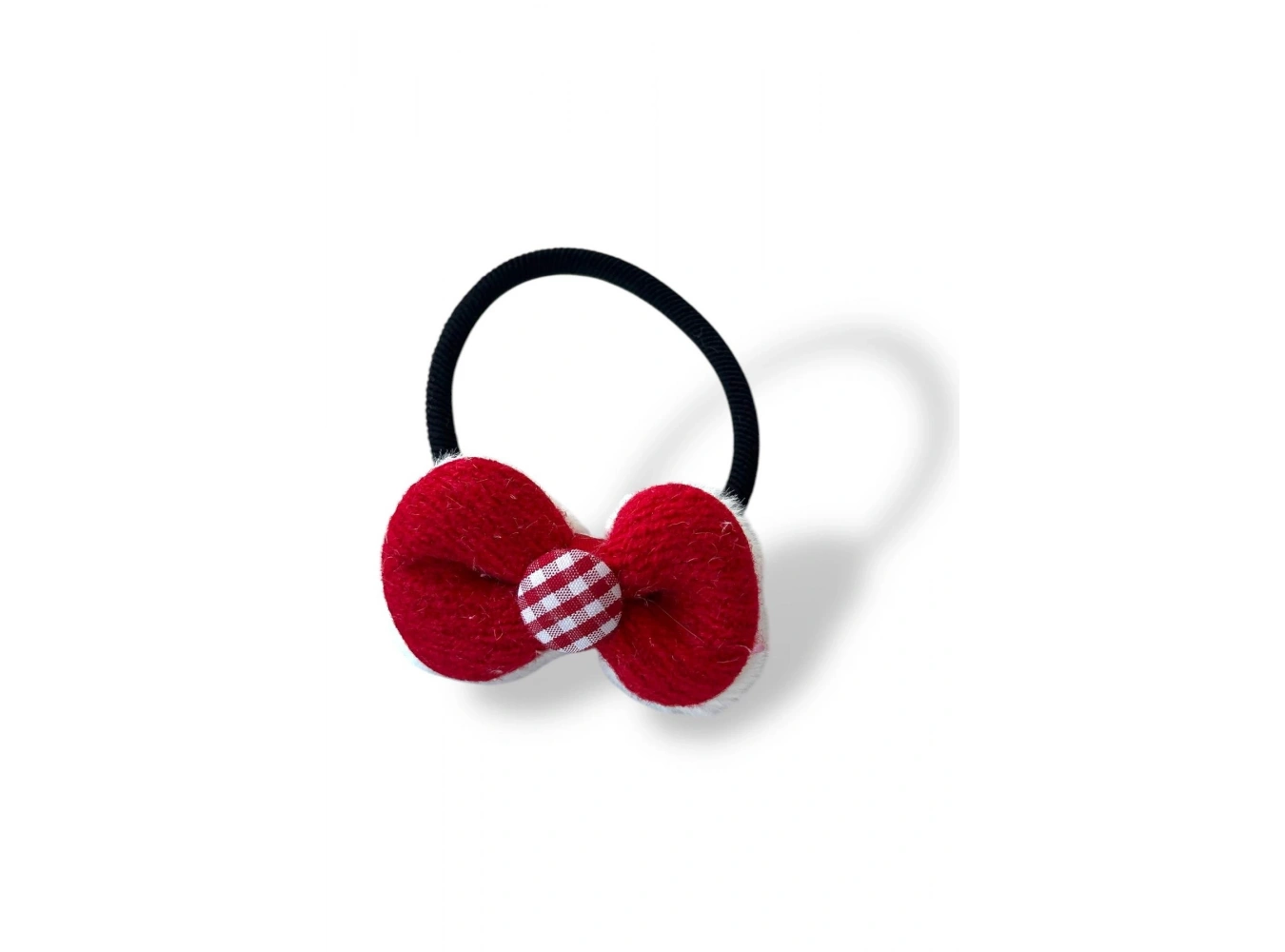 Kırmızı Renk Kurdele Figürlü Lastik Toka