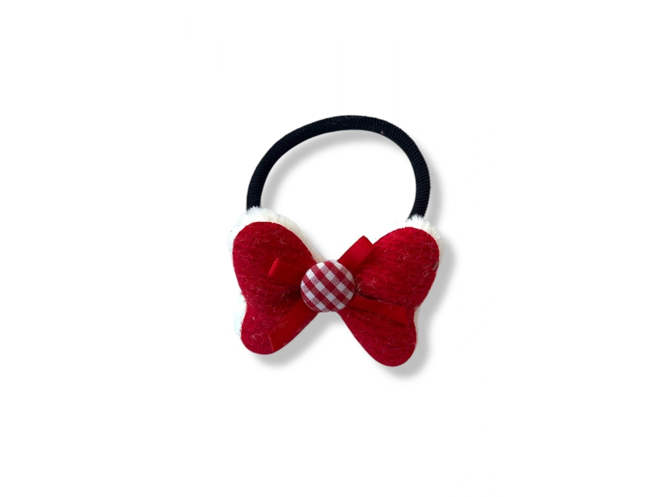 Kırmızı Renk Kurdele Figürlü Lastik Toka