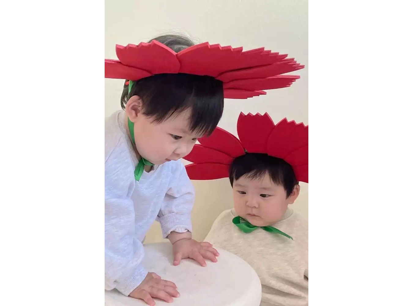 Kırmızı Renk Lale Figürlü Tasarım Taç