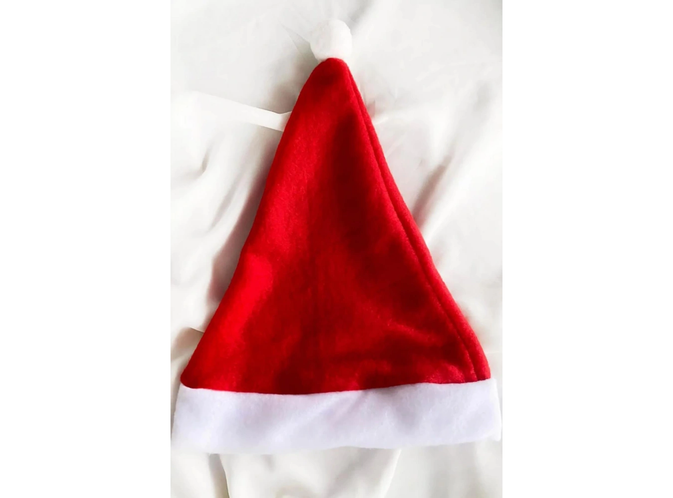 Kırmızı Renk Noel Baba Şapkası