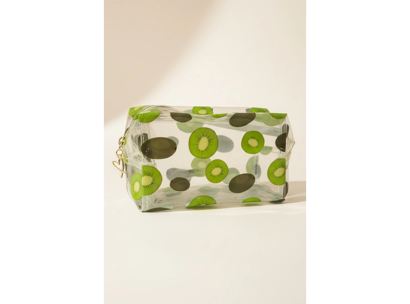 Kivi Figürlü Şeffaf Makyaj Çantası