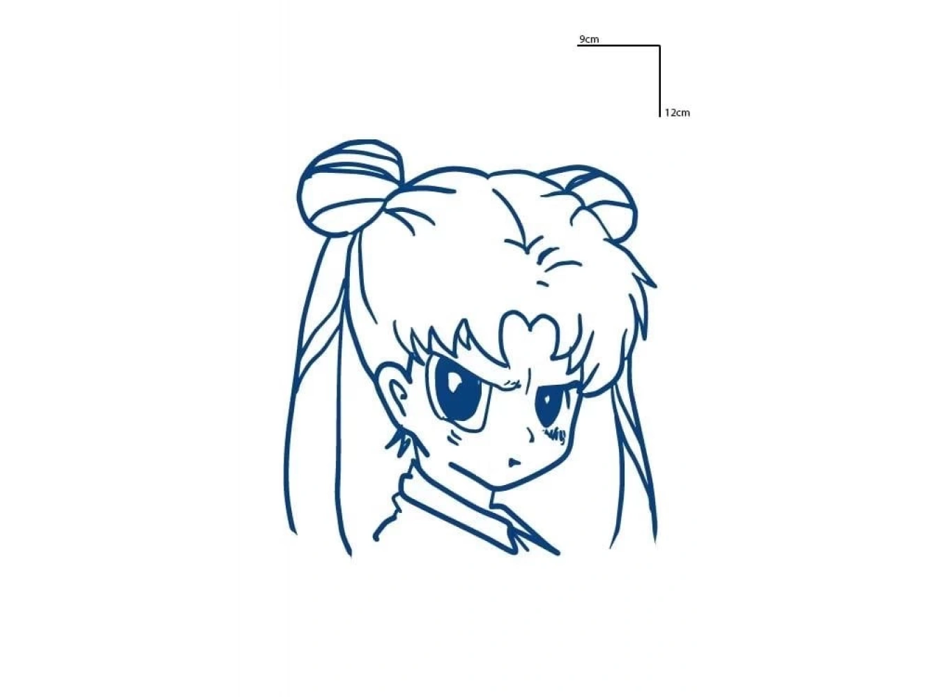 Kız Figürlü 12 Saat Sonra Kararan Geçici Dövme Tattoo