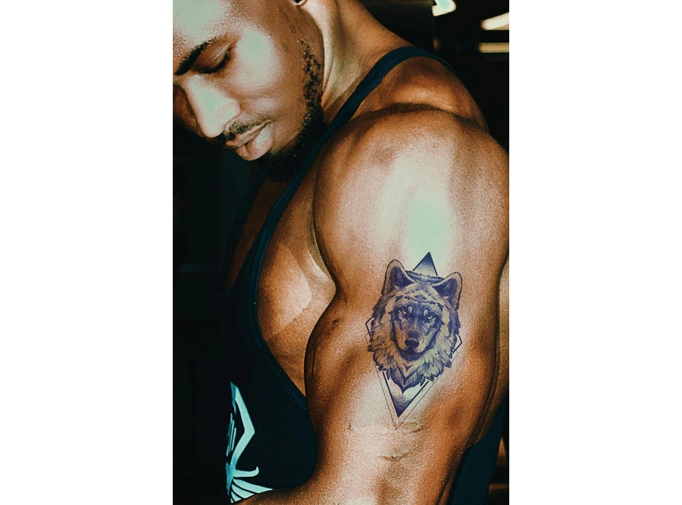 Köpek Figürlü Sonradan Kararan Yarı Kalıcı Geçici Dövme Tattoo