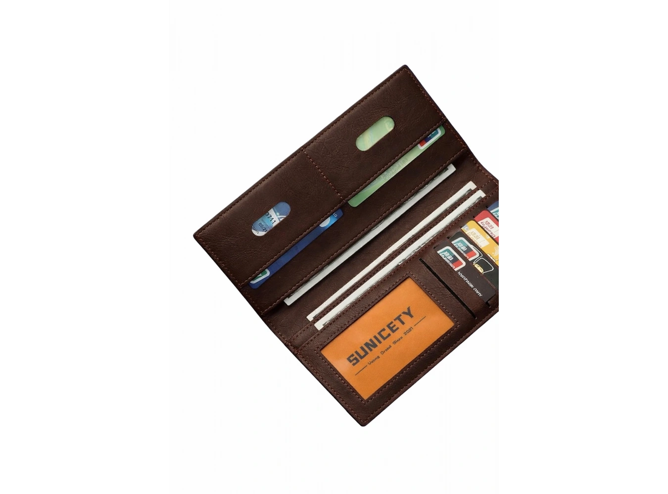 Koyu Kahverengi Deri Erkek Cüzdan/Kartlık
