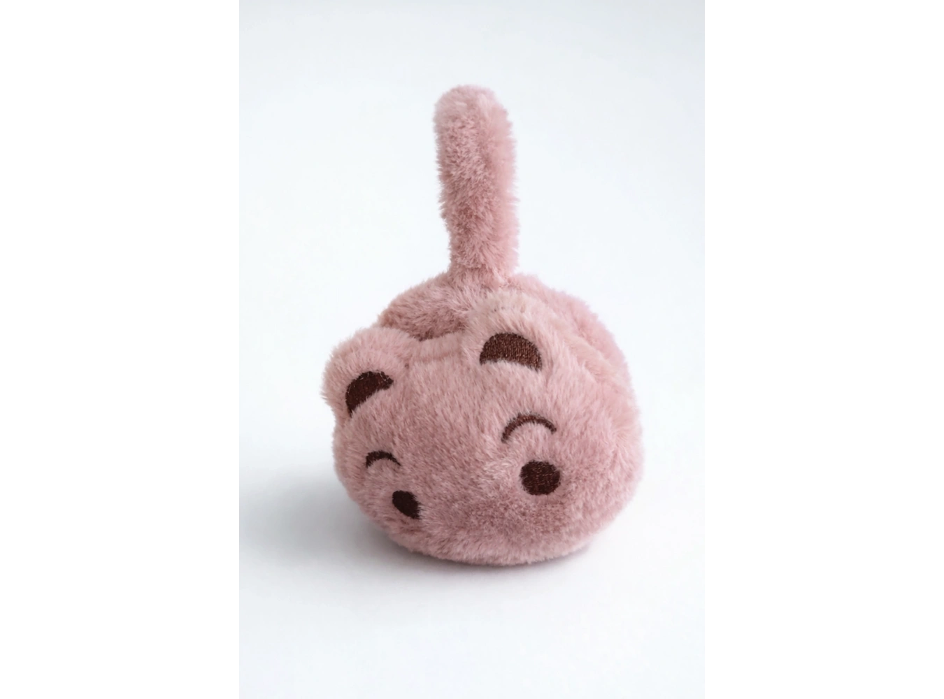 Koyu Pembe Renk Ayıcık Figürlü Peluş Kulaklık