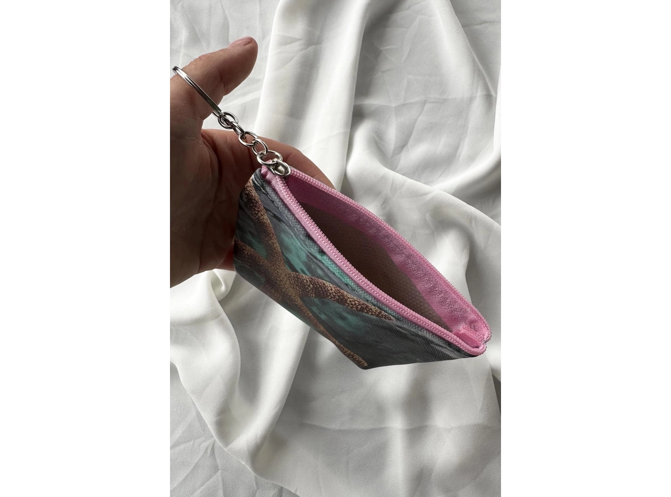 Koyu Yeşil Renk Deniz Yıldızı Figürlü Anahtarlık /Cüzdan