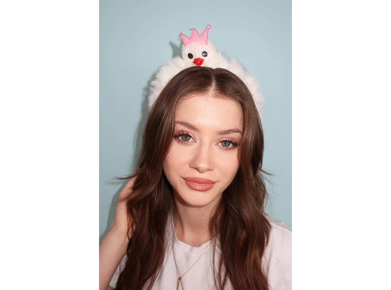 Krem Renk Canavar Figürlü Çocuk Taç