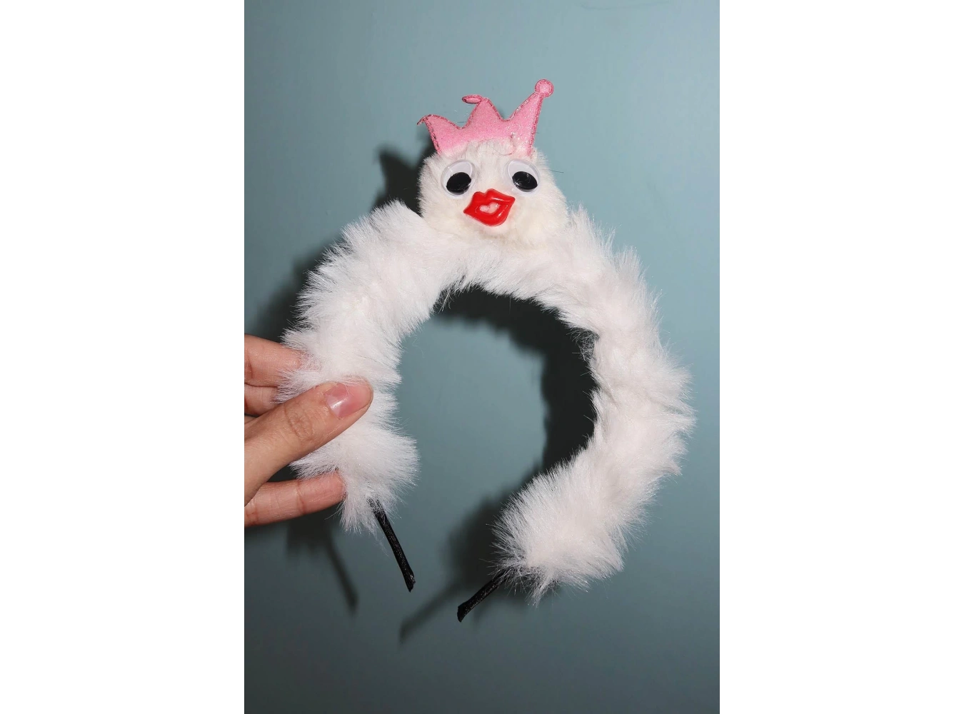 Krem Renk Canavar Figürlü Çocuk Taç