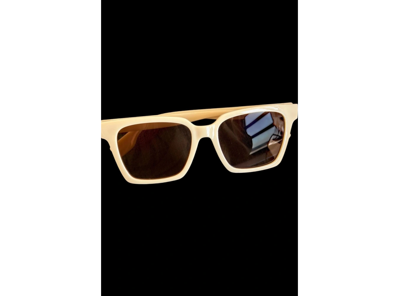 Krem Renk Kadın Güneş Gözlük